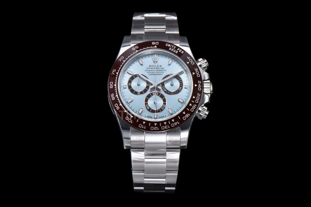 Daytona 116506 SS 40mm 904L VSF Ice Blue Dial SS Bracelet DD4130