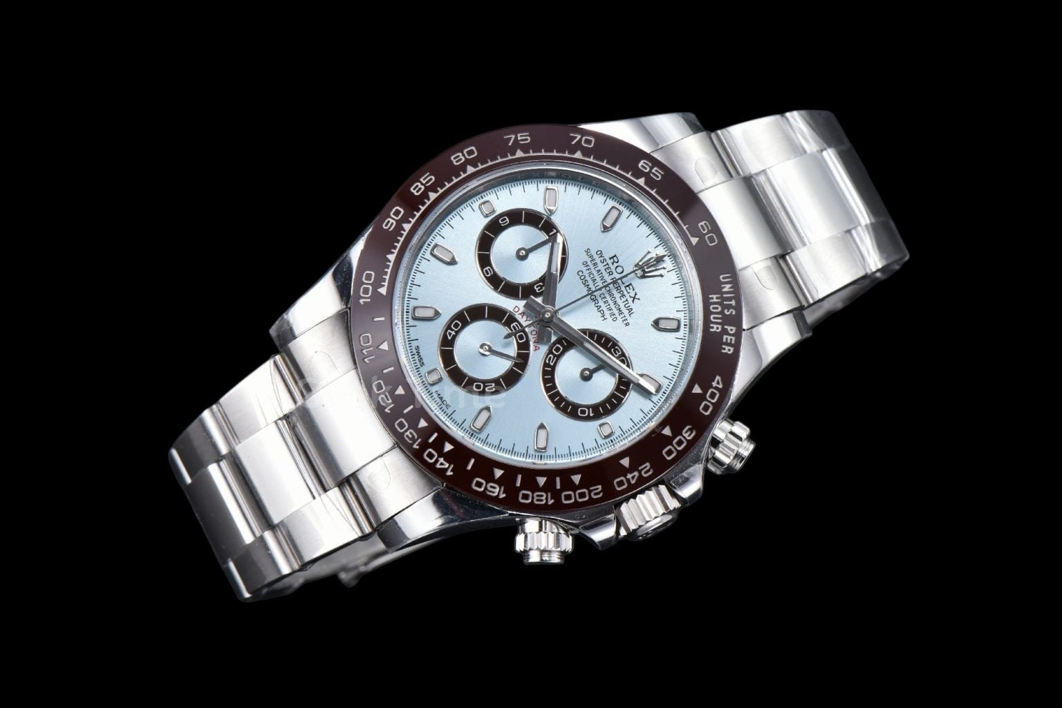 Daytona 116506 SS 40mm 904L VSF Ice Blue Dial SS Bracelet DD4130