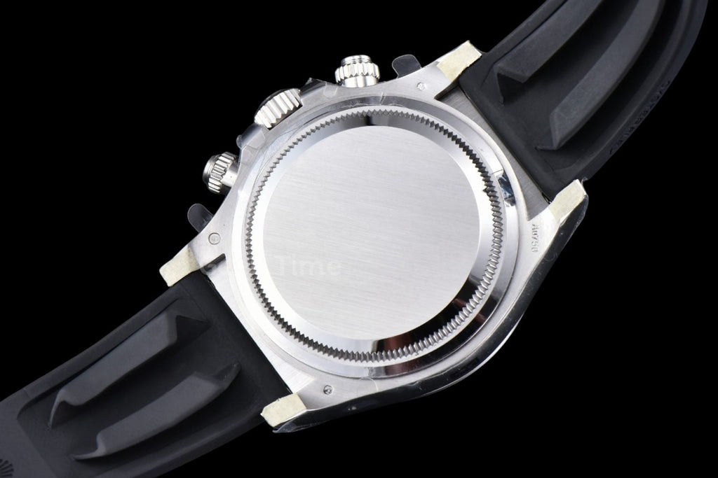 Daytona 126519 40mm SS BPF Black Bezel Grey Dial Black Subdial Black Oysterflex Strap SH4131