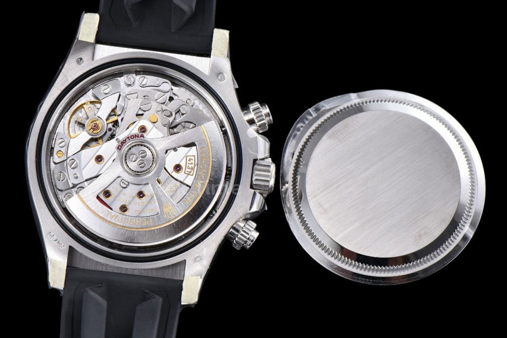 Daytona 126519 40mm SS BPF Black Bezel Grey Dial Black Subdial Black Oysterflex Strap SH4131