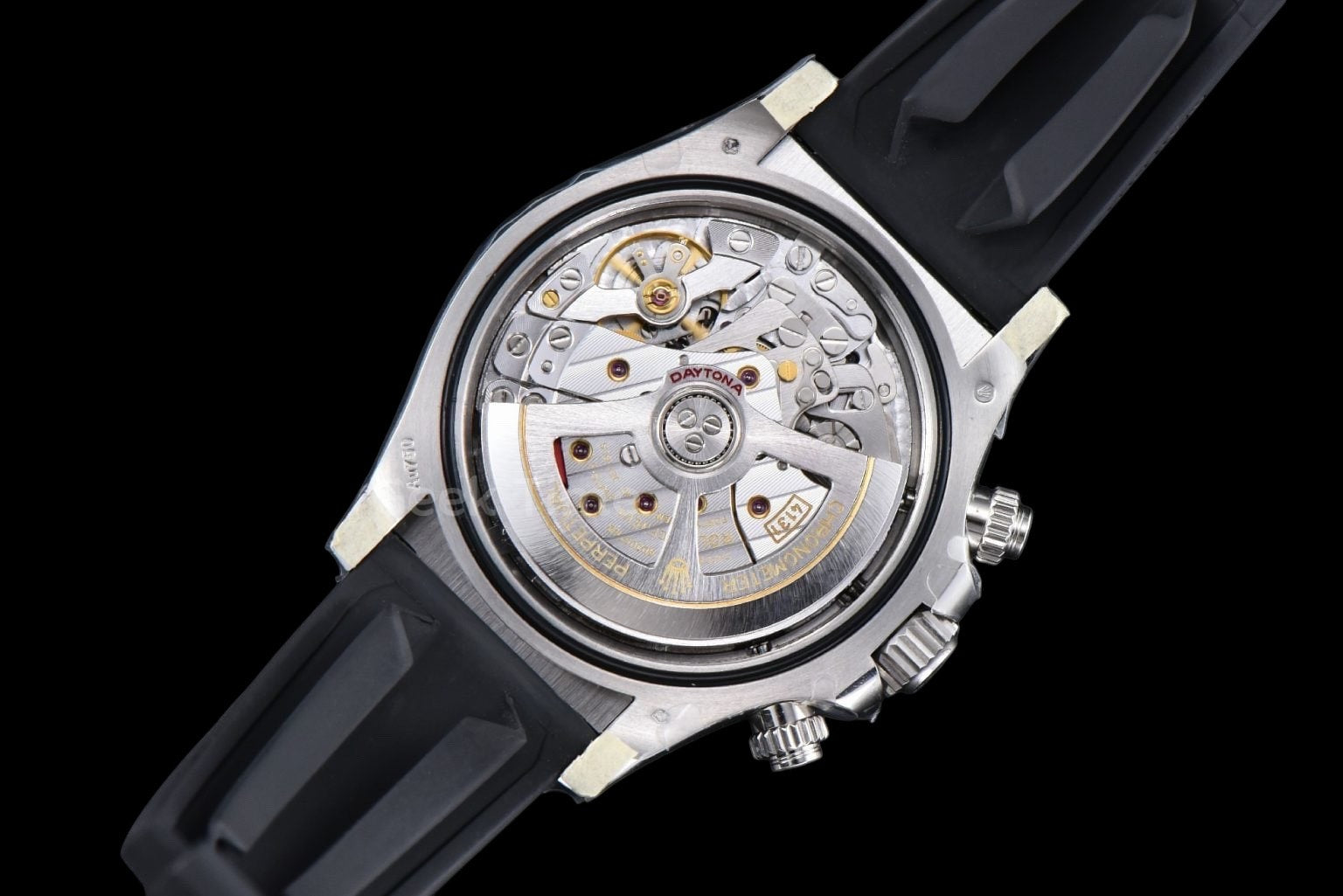 Daytona 126519 40mm SS BPF Black Bezel Grey Dial Black Subdial Black Oysterflex Strap SH4131