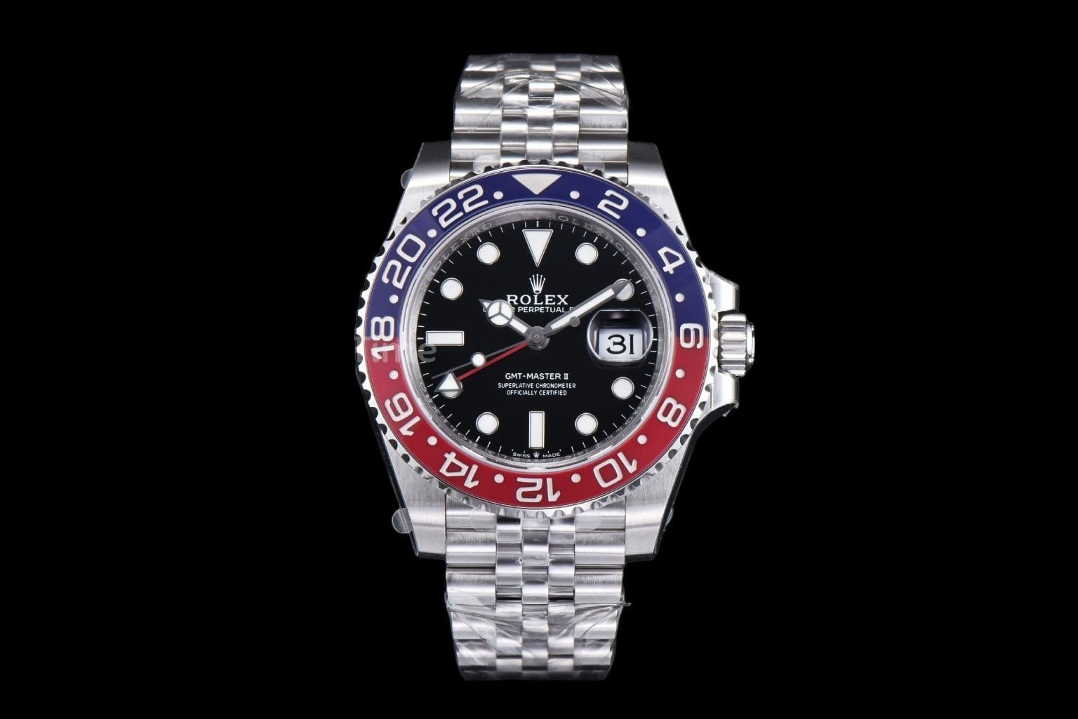 GMT Master II 126710 BLRO VSF V3 Pepsi Blue/Red Bezel Jubilee Bracelet DD3285