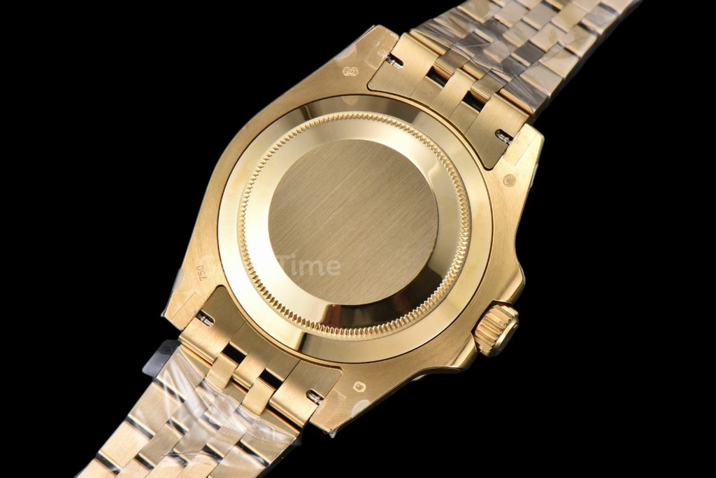 GMT Master II 126718 40mm GMF 904L YG Black Dial YG Jubilee Bracelet SH3285