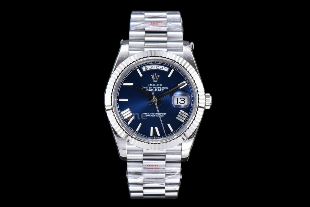 DayDate 40MM GMF Blue Dial Roma Marker President Bracelet A2836