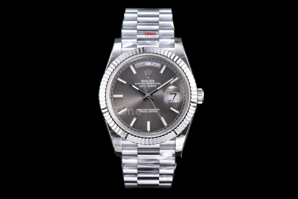 DayDate 40MM GMF Gray Dial Lume Marker President Bracelet A2836