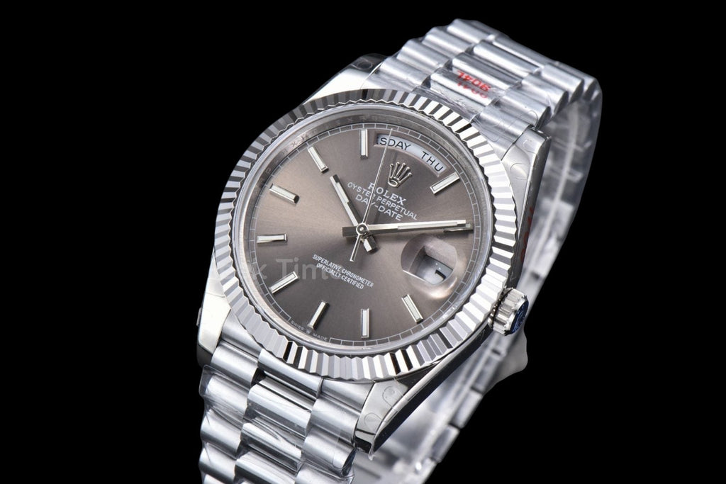 DayDate 40MM GMF Gray Dial Lume Marker President Bracelet A2836