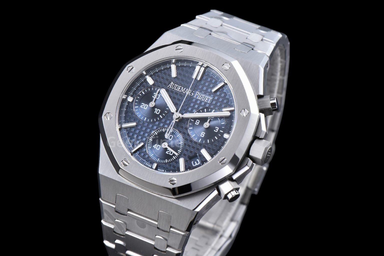 Royal Oak Chronograph 26240 41mm APSF Blue Checkered Blue Subdial SS Bracelet SH4401 V1
