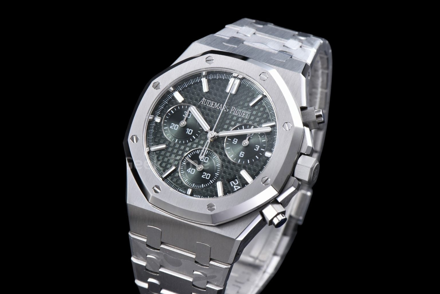 Royal Oak Chronograph 26240 41mm APSF Green Checkered Green Subdial SS Bracelet SH4401 V1