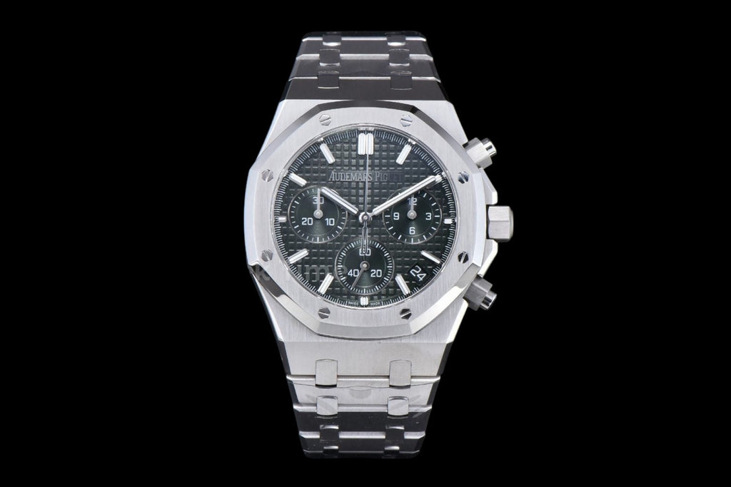 Royal Oak Chronograph 26240 41mm APSF Green Checkered Green Subdial SS Bracelet SH4401 V1