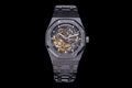 Royal Oak 15416 41mm THBF Skeleton Dial Black Ceramic Case Black Bracelet SA3132