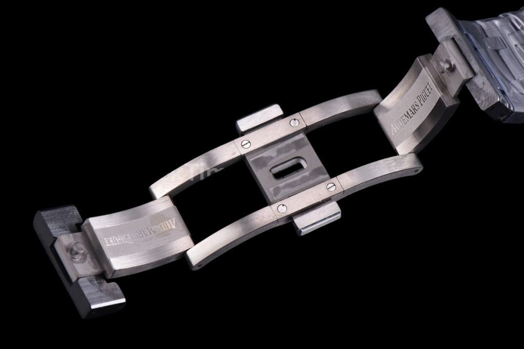 Royal Oak 15416 41mm THBF Skeleton Dial Black Ceramic Case Black Bracelet SA3132