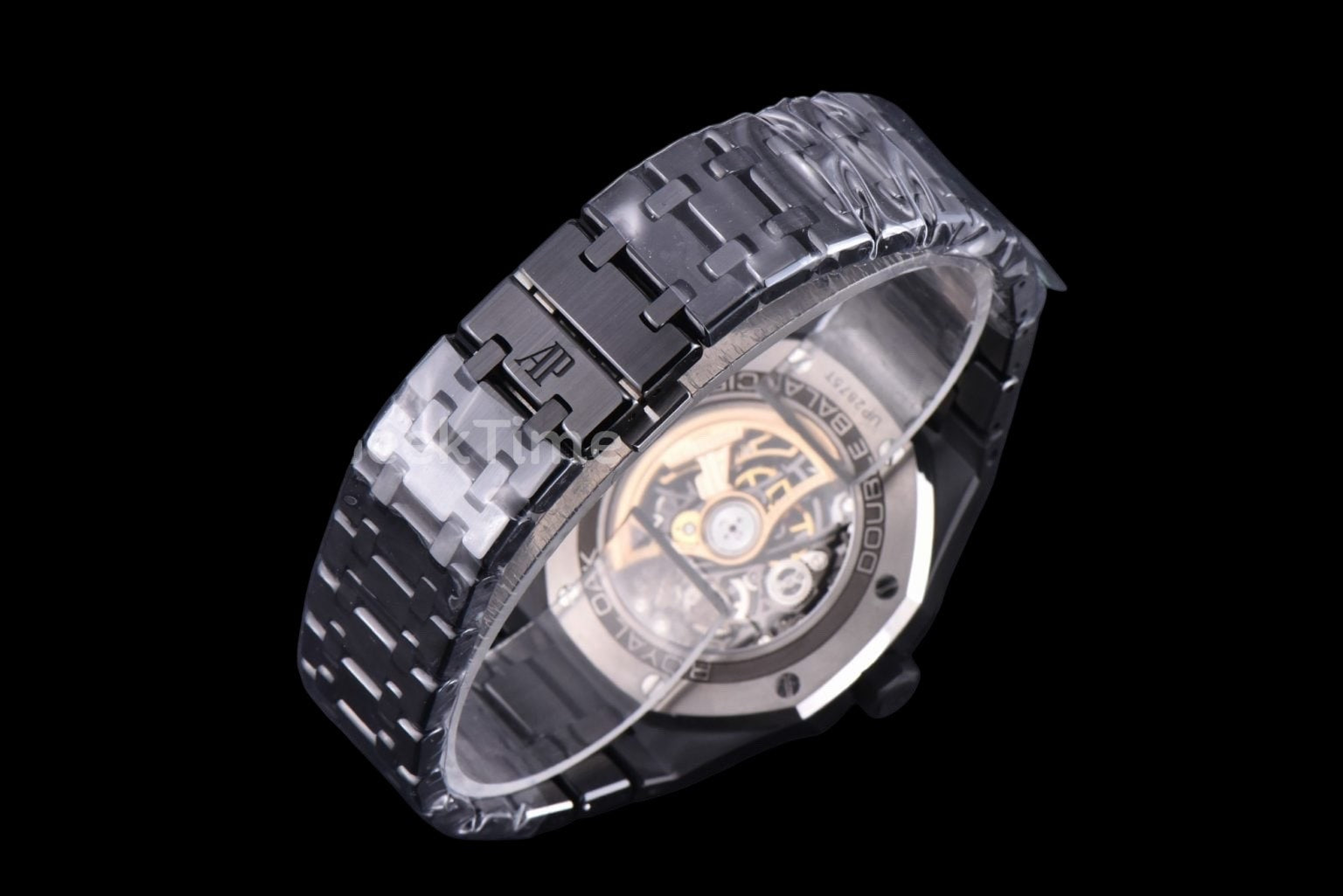 Royal Oak 15416 41mm THBF Skeleton Dial Black Ceramic Case Black Bracelet SA3132
