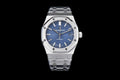 Royal Oak 37mm 15450 ZF Blue Textured Dial SS Bracelet SA3120 Super Clone
