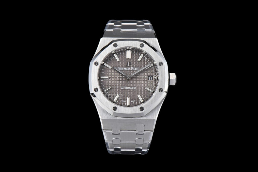 Royal Oak 37mm 15450 ZF Gray Textured Dial SS Bracelet SA3120 Super Clone