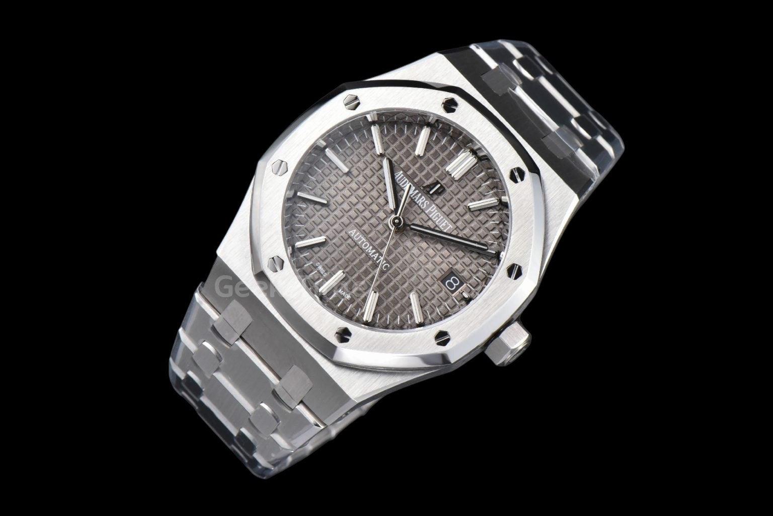 Royal Oak 37mm 15450 ZF Gray Textured Dial SS Bracelet SA3120 Super Clone