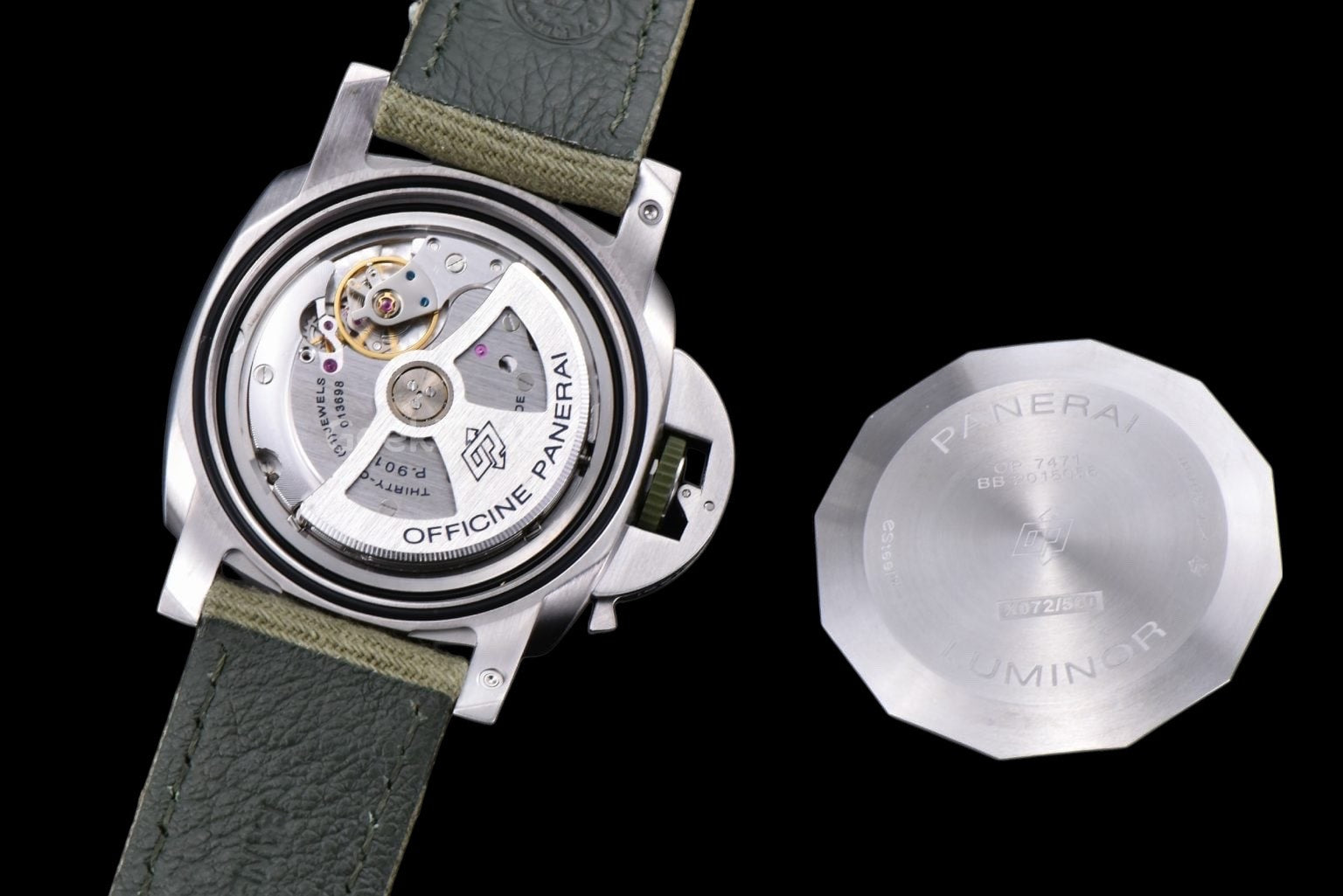 PAM1356 Luminor Marina 44mm VSF Green Dial Green