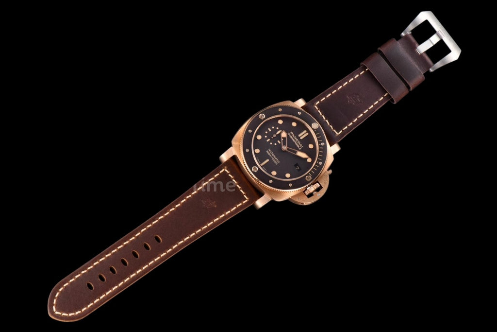 PAM968 47mm Bronzo VSF Brown Ceramic Bezel and Dial Brown
