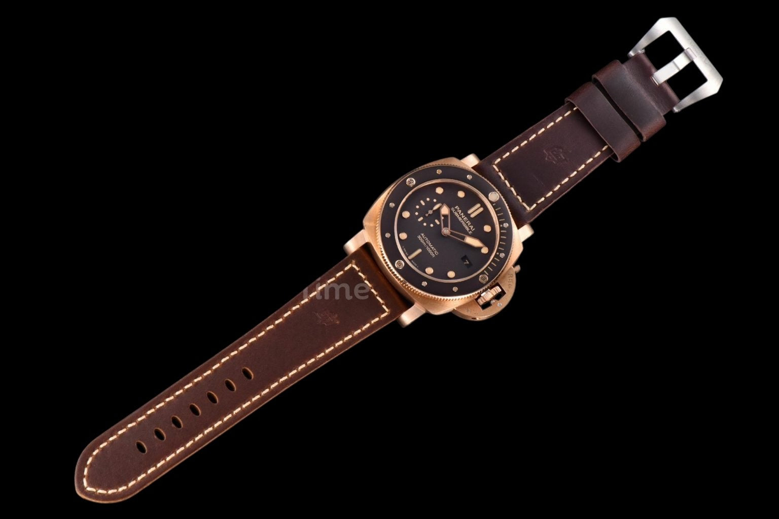 PAM968 47mm Bronzo VSF Brown Ceramic Bezel and Dial Brown