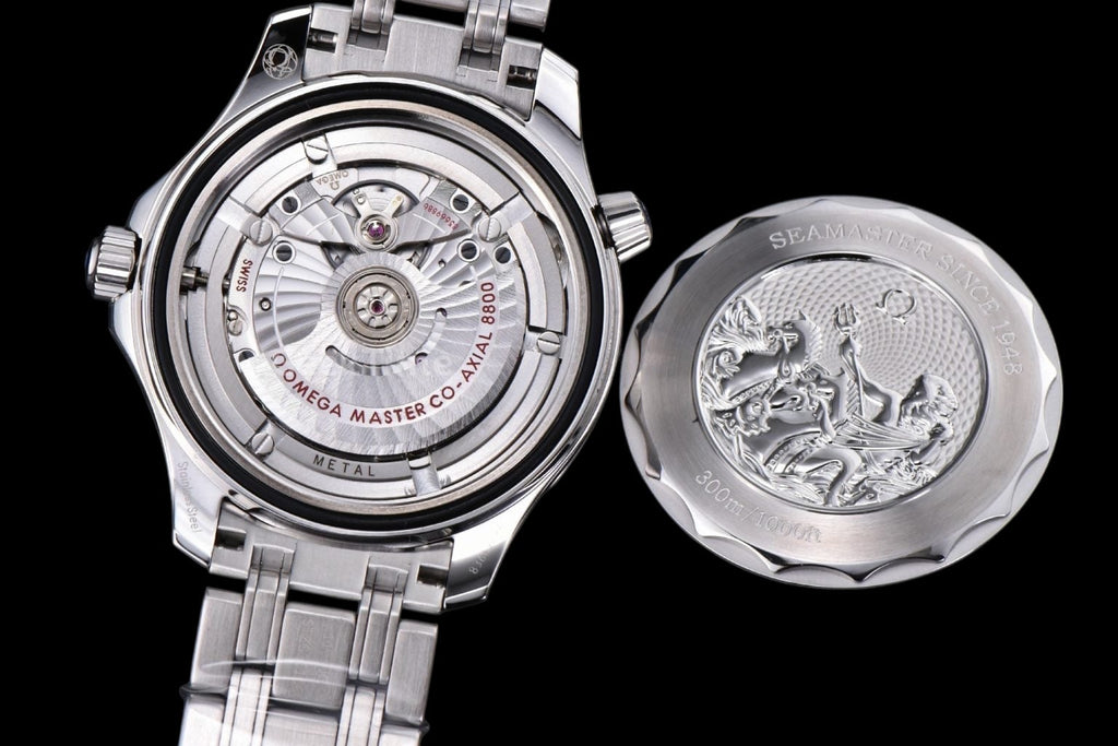 Seamaster Diver 300M 42mm VSF Ice Dial Metal Bracelet And Rubber Strap Clone VS8800 V4