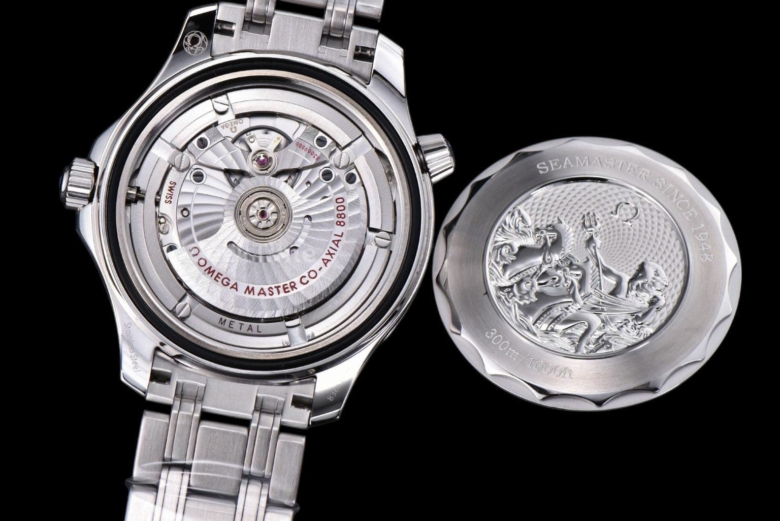 Seamaster Diver 300M 42mm VSF Ice Dial Metal Bracelet And Rubber Strap Clone VS8800 V4